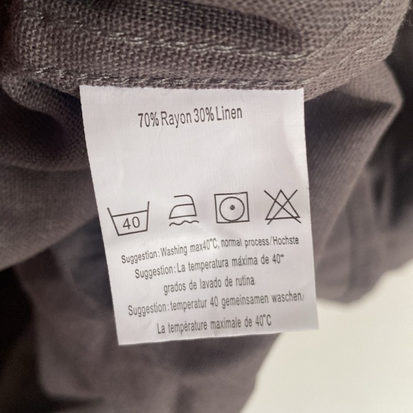 (A11) Coofandy Gray Short Sleeve Button-Up Shirt & Pants Set, Gray, Size M, NWT - Picture 6 of 11